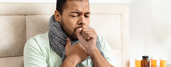 A cough is the body's natural reflex to clear irritants from the throat and airways