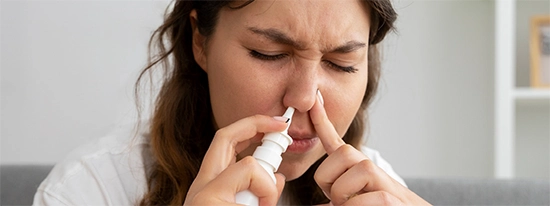 Sometimes, allergies cause nasal congestion