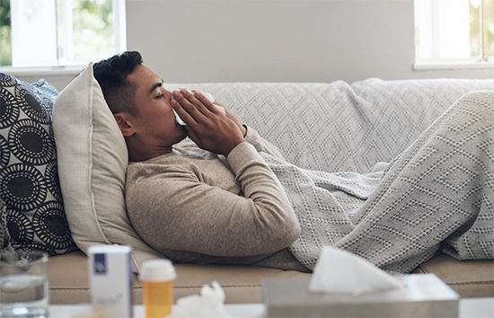 Avoid Close Contact with People Who Show Signs of Illness