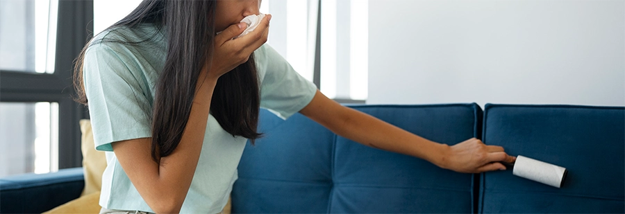 Block histamine production to reduce symptoms