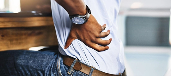 When you slouch or sit incorrectly for extended periods