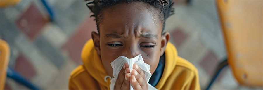Seasonal allergies (also called hay fever or allergic rhinitis) lead to symptoms such as sneezing